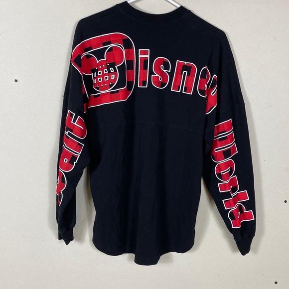 Disney World‎ Parks Spirit Jersey buffalo plaid size small unisex holiday - Picture 1 of 14